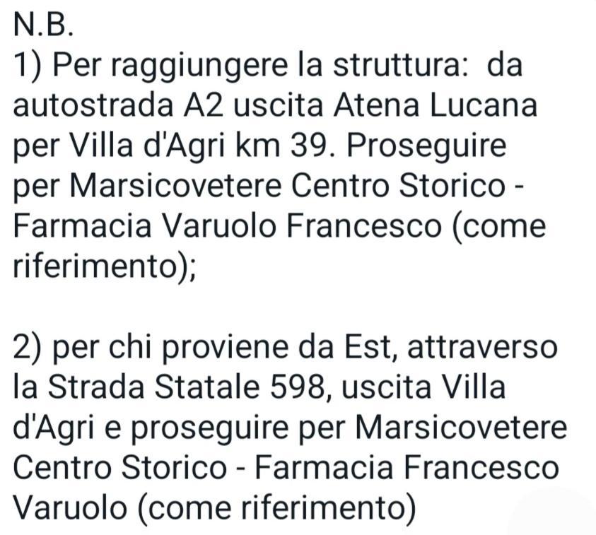 Locazione Turistica" La Rupe" Villa Marsicovetere Buitenkant foto
